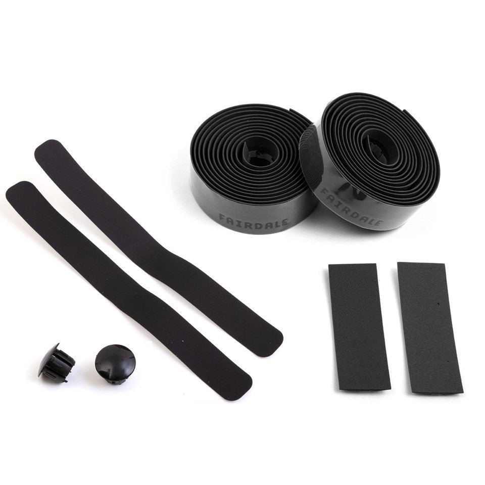 Fairdale - Classic Logo Cork Handlebar Tape Black